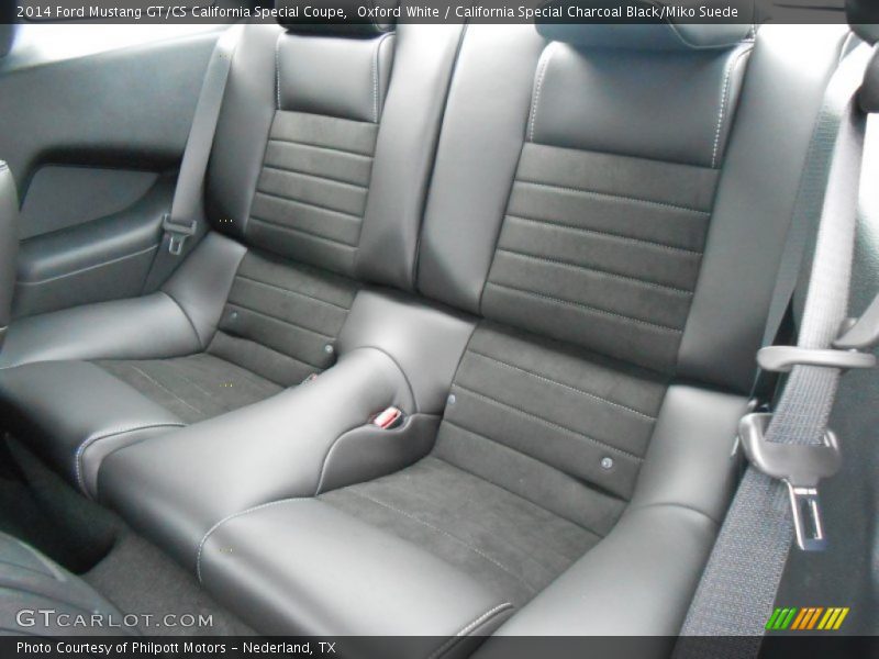 Rear Seat of 2014 Mustang GT/CS California Special Coupe