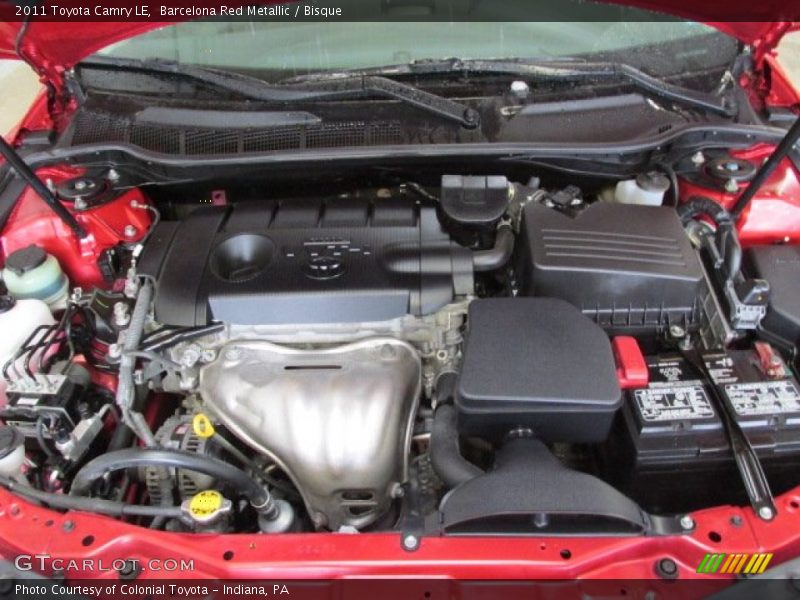 Barcelona Red Metallic / Bisque 2011 Toyota Camry LE