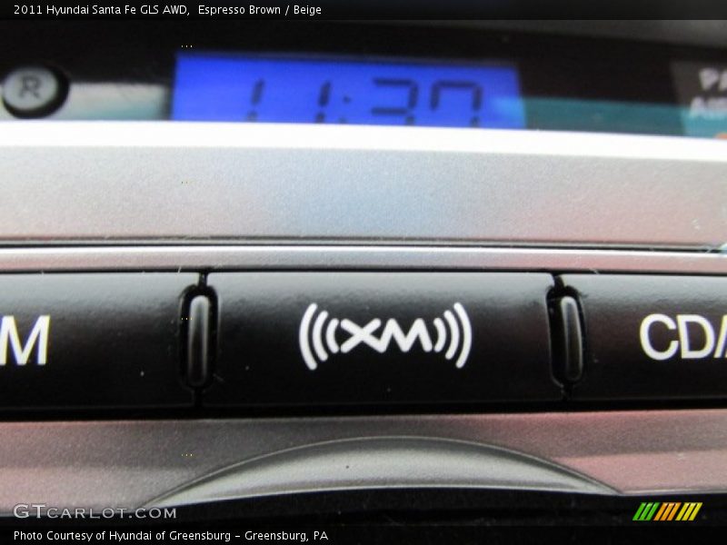 Espresso Brown / Beige 2011 Hyundai Santa Fe GLS AWD