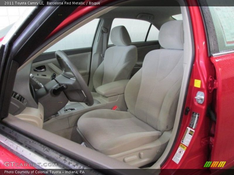 Barcelona Red Metallic / Bisque 2011 Toyota Camry LE