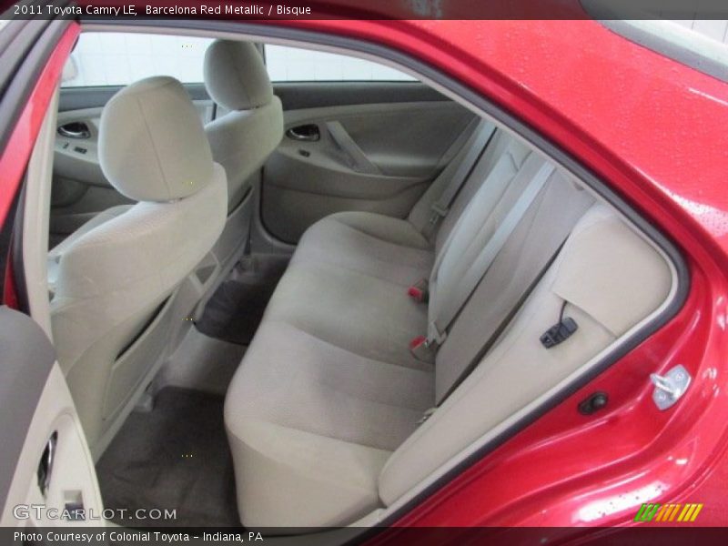 Barcelona Red Metallic / Bisque 2011 Toyota Camry LE