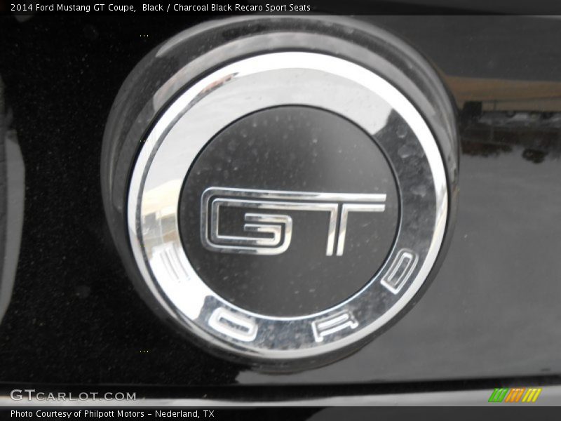 Black / Charcoal Black Recaro Sport Seats 2014 Ford Mustang GT Coupe