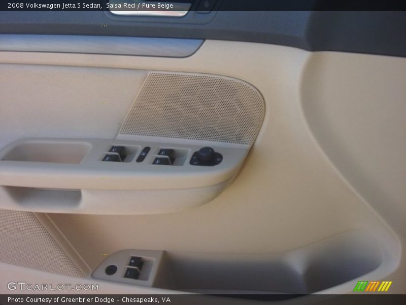 Salsa Red / Pure Beige 2008 Volkswagen Jetta S Sedan