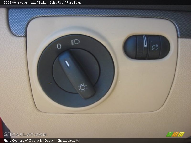 Salsa Red / Pure Beige 2008 Volkswagen Jetta S Sedan