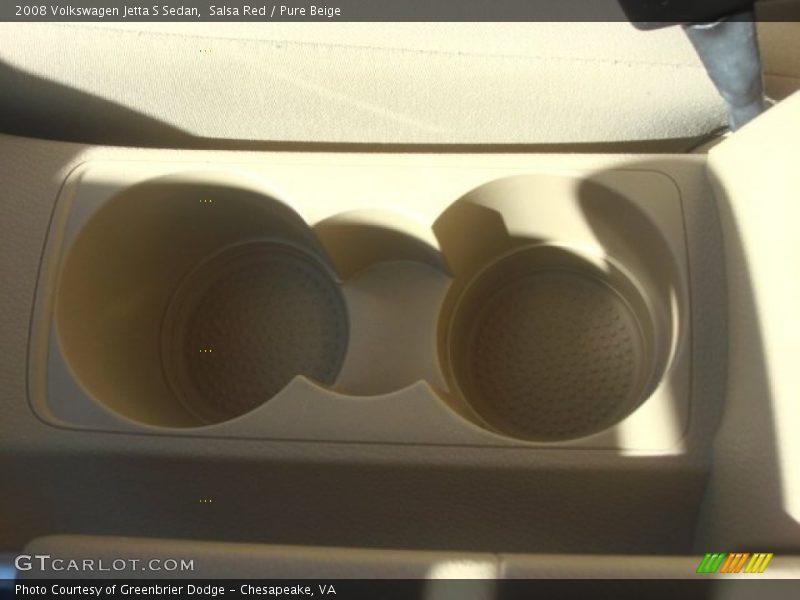 Salsa Red / Pure Beige 2008 Volkswagen Jetta S Sedan