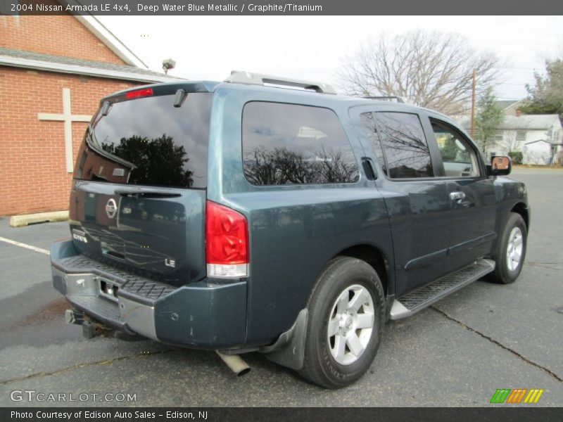 Deep Water Blue Metallic / Graphite/Titanium 2004 Nissan Armada LE 4x4