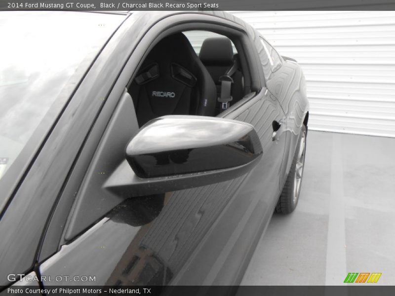 Black / Charcoal Black Recaro Sport Seats 2014 Ford Mustang GT Coupe