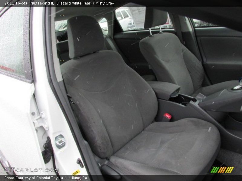 Blizzard White Pearl / Misty Gray 2011 Toyota Prius Hybrid II