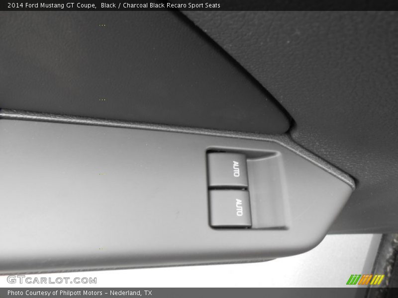 Black / Charcoal Black Recaro Sport Seats 2014 Ford Mustang GT Coupe