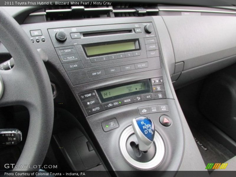 Controls of 2011 Prius Hybrid II