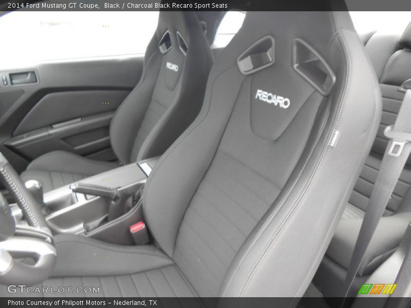 Front Seat of 2014 Mustang GT Coupe