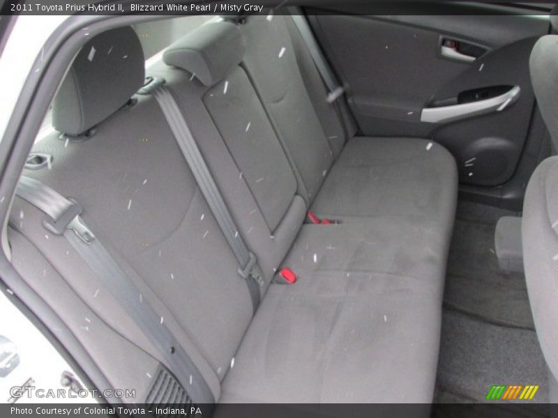 Rear Seat of 2011 Prius Hybrid II