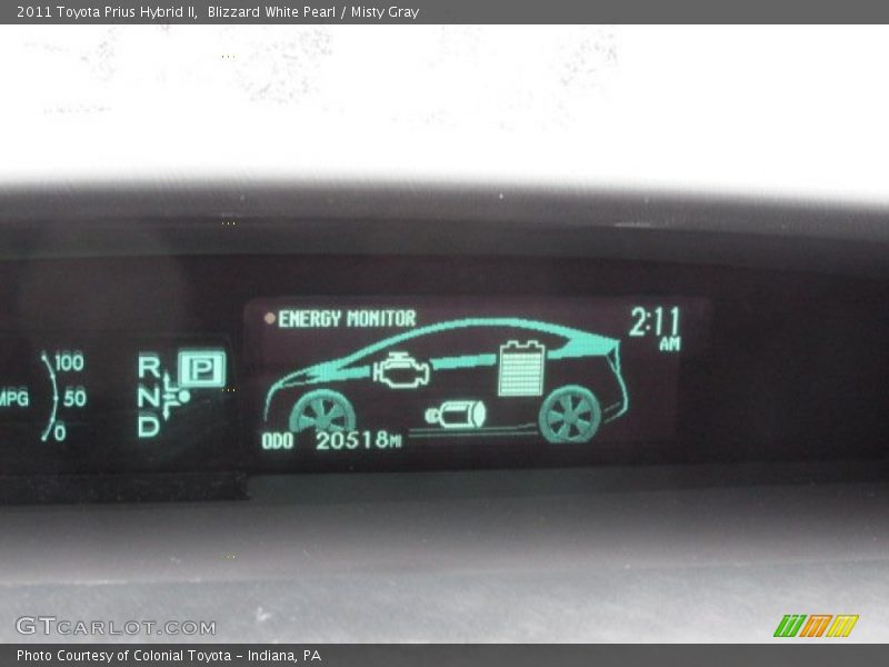  2011 Prius Hybrid II Hybrid II Gauges