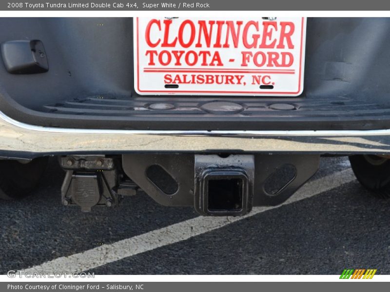 Super White / Red Rock 2008 Toyota Tundra Limited Double Cab 4x4