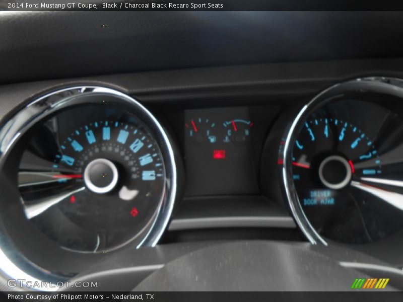 Black / Charcoal Black Recaro Sport Seats 2014 Ford Mustang GT Coupe