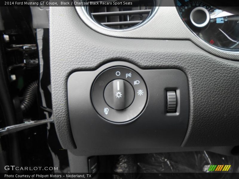 Black / Charcoal Black Recaro Sport Seats 2014 Ford Mustang GT Coupe