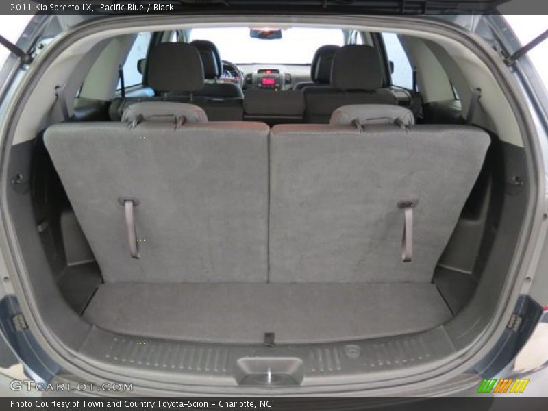 Pacific Blue / Black 2011 Kia Sorento LX