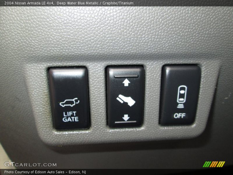 Controls of 2004 Armada LE 4x4