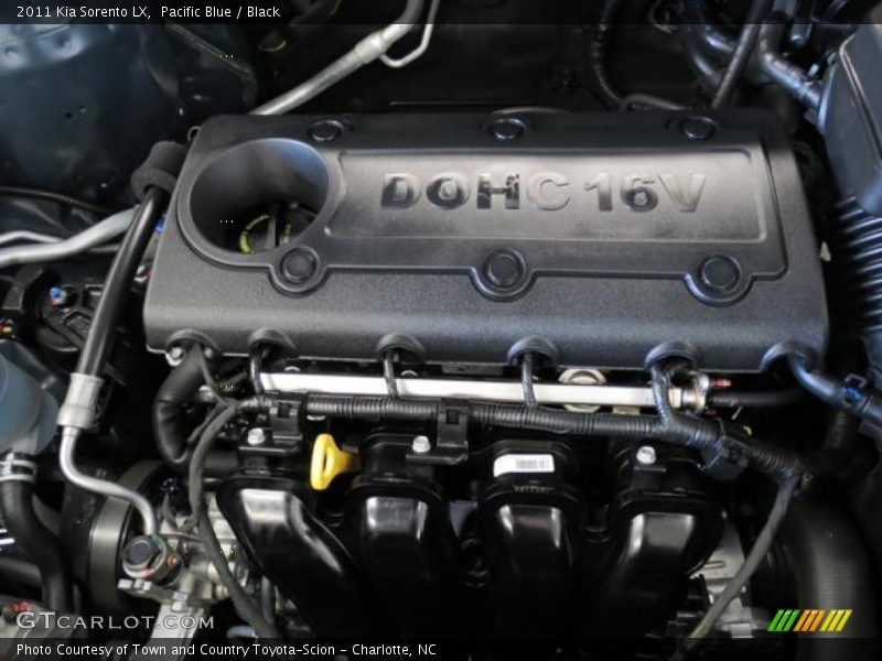  2011 Sorento LX Engine - 2.4 Liter DOHC 16-Valve Dual CVVT 4 Cylinder