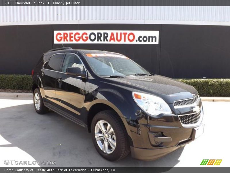 Black / Jet Black 2012 Chevrolet Equinox LT