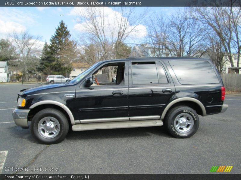 Black Clearcoat / Medium Parchment 2001 Ford Expedition Eddie Bauer 4x4