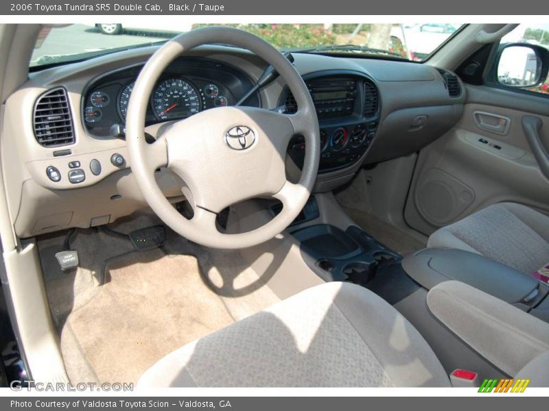 Black / Taupe 2006 Toyota Tundra SR5 Double Cab