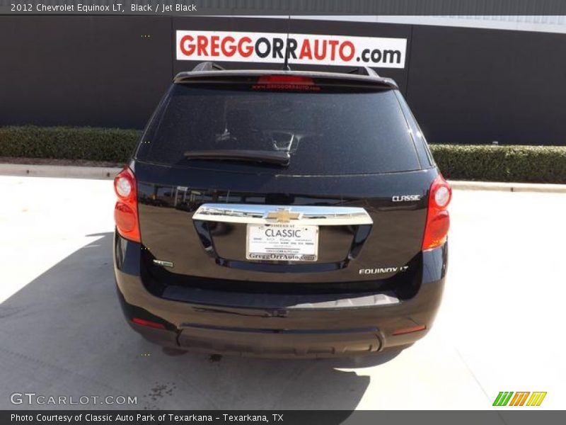 Black / Jet Black 2012 Chevrolet Equinox LT