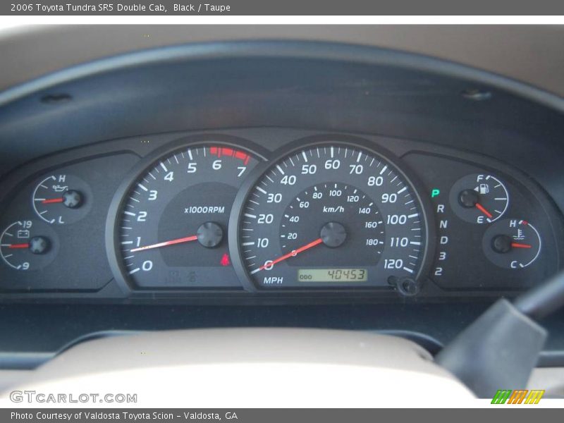 Black / Taupe 2006 Toyota Tundra SR5 Double Cab