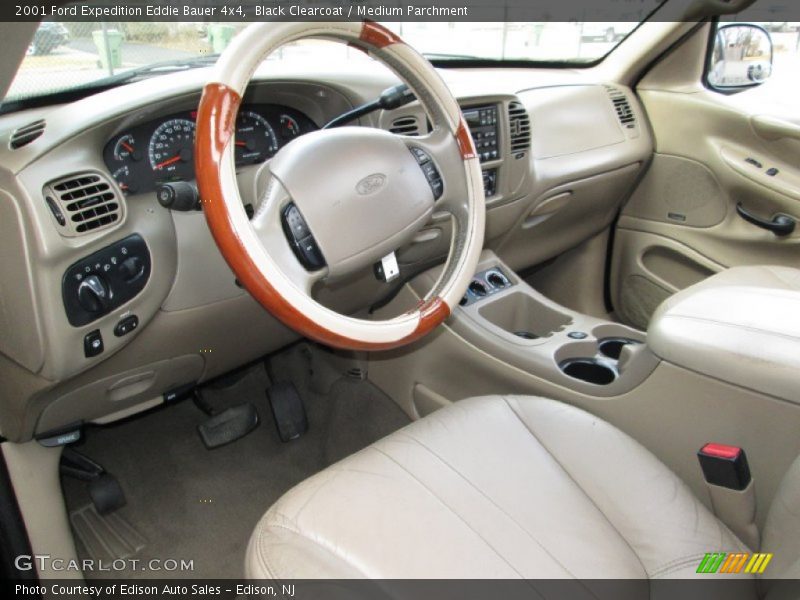 Black Clearcoat / Medium Parchment 2001 Ford Expedition Eddie Bauer 4x4