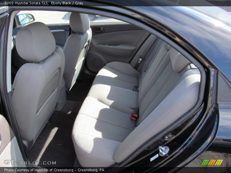 Rear Seat of 2009 Sonata GLS