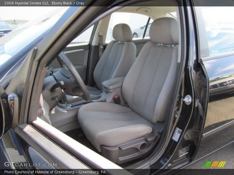 Front Seat of 2009 Sonata GLS