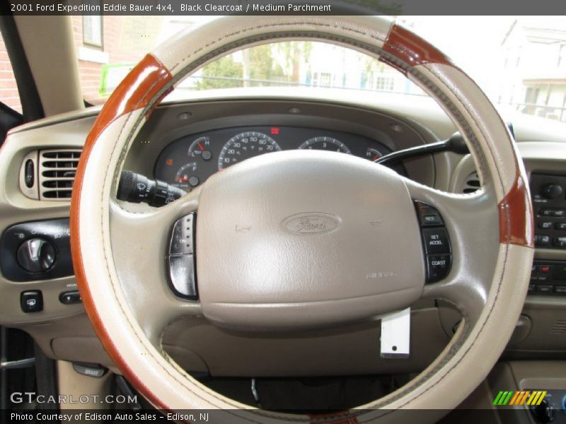 Black Clearcoat / Medium Parchment 2001 Ford Expedition Eddie Bauer 4x4
