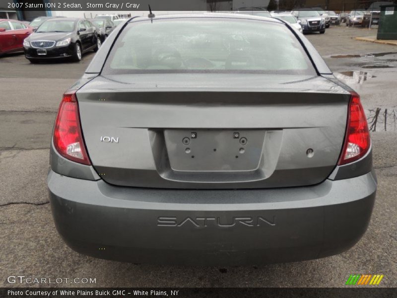 Storm Gray / Gray 2007 Saturn ION 2 Sedan