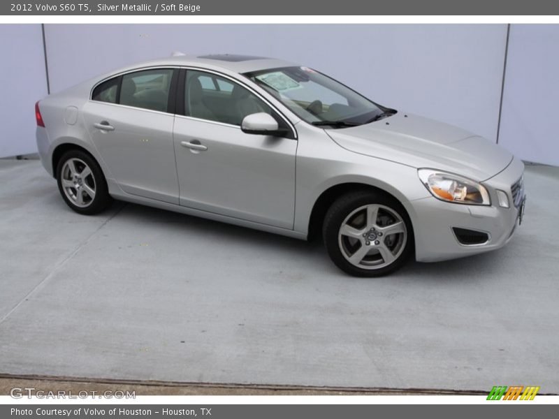 Silver Metallic / Soft Beige 2012 Volvo S60 T5