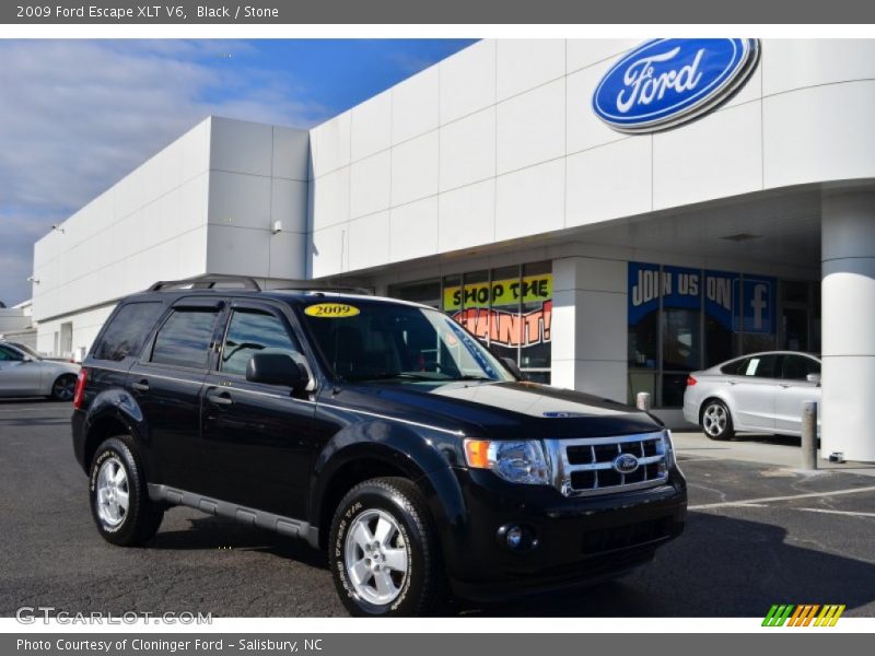Black / Stone 2009 Ford Escape XLT V6