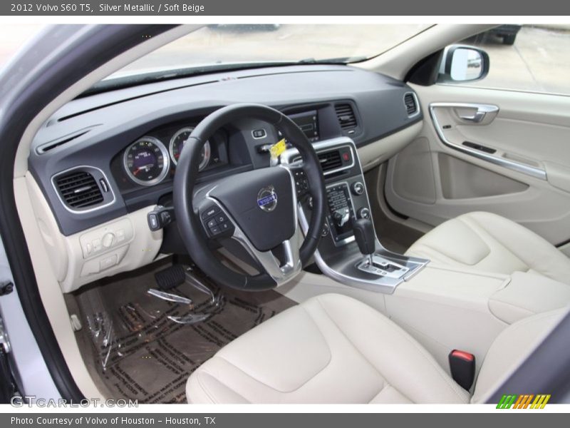 Silver Metallic / Soft Beige 2012 Volvo S60 T5