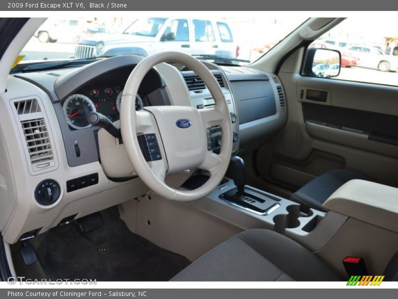 Black / Stone 2009 Ford Escape XLT V6