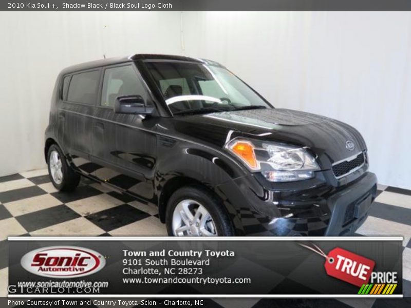 Shadow Black / Black Soul Logo Cloth 2010 Kia Soul +