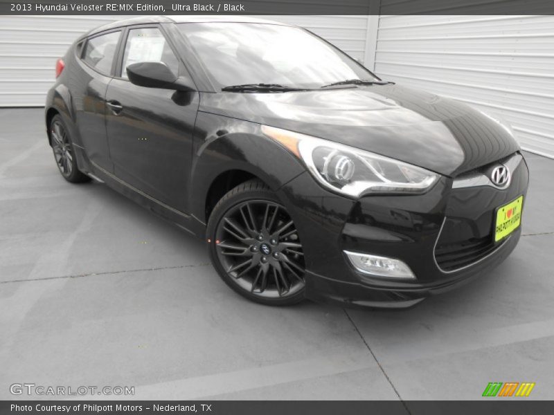 Ultra Black / Black 2013 Hyundai Veloster RE:MIX Edition