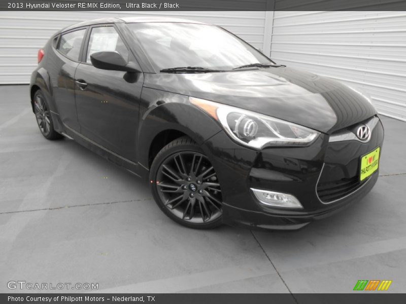 Ultra Black / Black 2013 Hyundai Veloster RE:MIX Edition