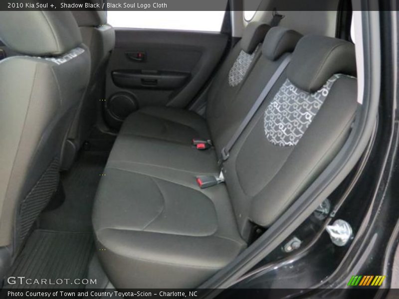 Shadow Black / Black Soul Logo Cloth 2010 Kia Soul +