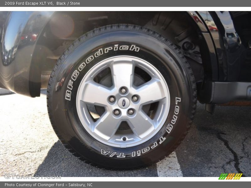 Black / Stone 2009 Ford Escape XLT V6