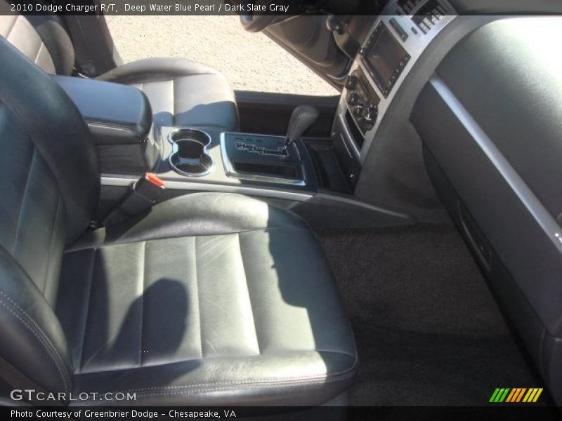 Deep Water Blue Pearl / Dark Slate Gray 2010 Dodge Charger R/T