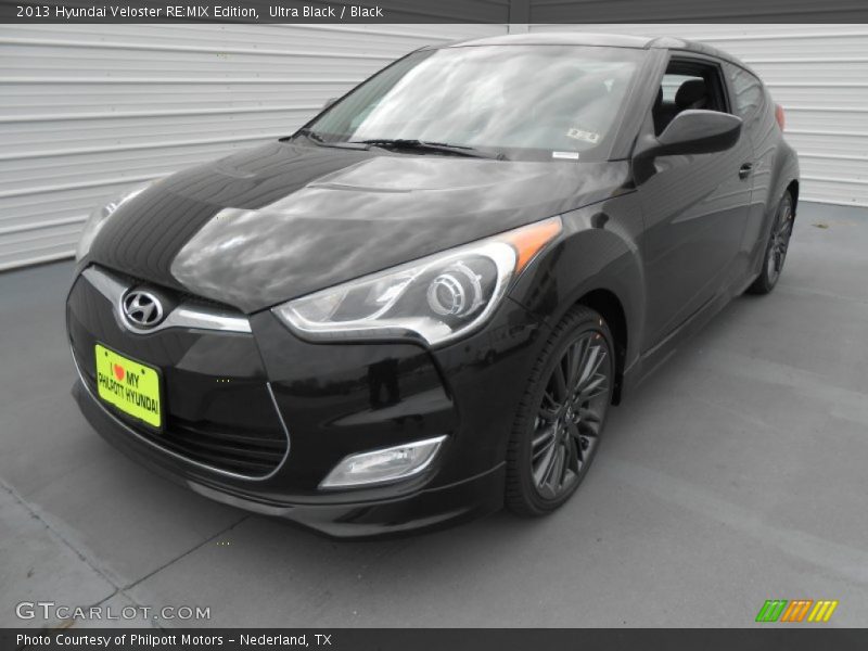 Ultra Black / Black 2013 Hyundai Veloster RE:MIX Edition