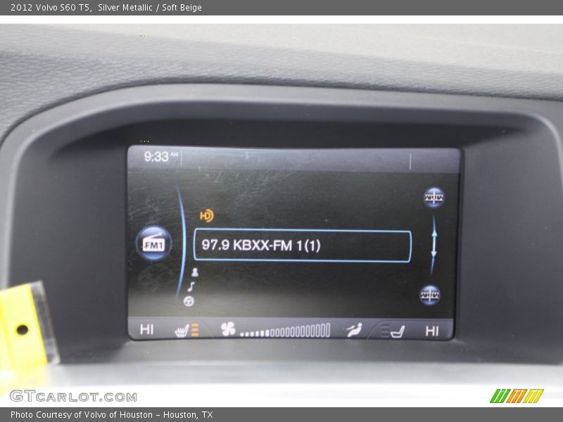 Silver Metallic / Soft Beige 2012 Volvo S60 T5