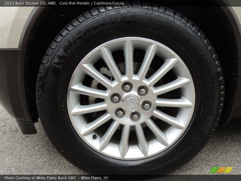 Gold Mist Metallic / Cashmere/Cocoa 2011 Buick Enclave CXL AWD