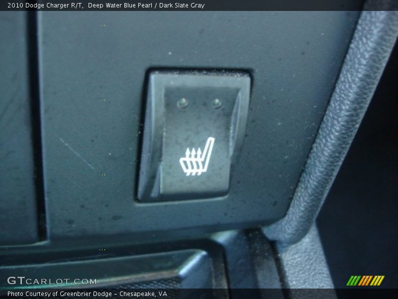 Deep Water Blue Pearl / Dark Slate Gray 2010 Dodge Charger R/T