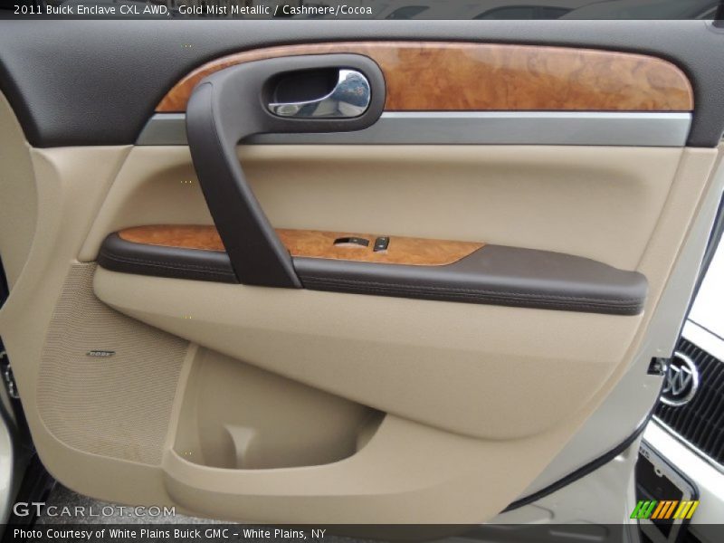 Gold Mist Metallic / Cashmere/Cocoa 2011 Buick Enclave CXL AWD
