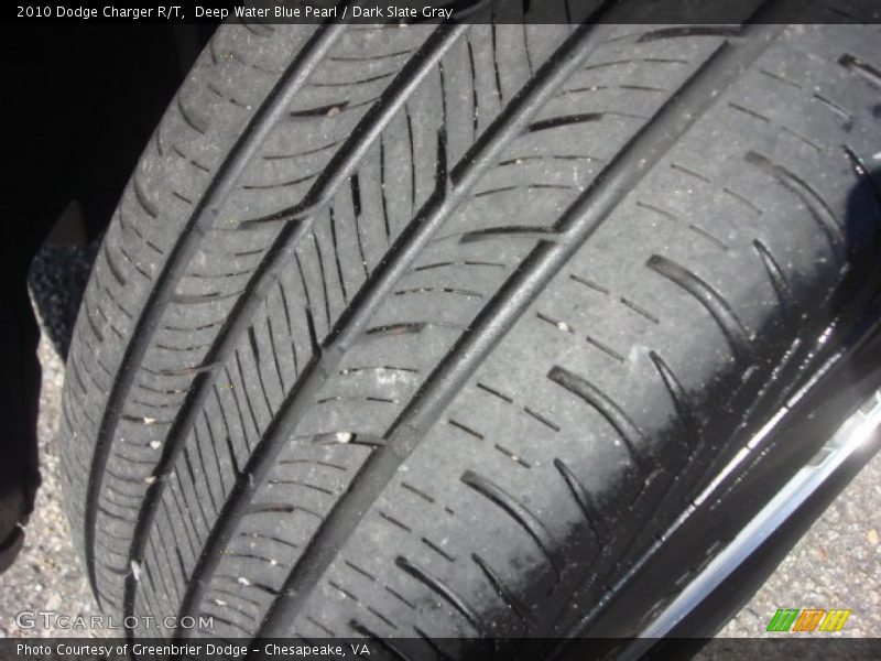 Deep Water Blue Pearl / Dark Slate Gray 2010 Dodge Charger R/T