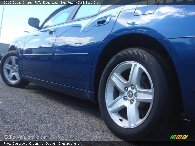 Deep Water Blue Pearl / Dark Slate Gray 2010 Dodge Charger R/T